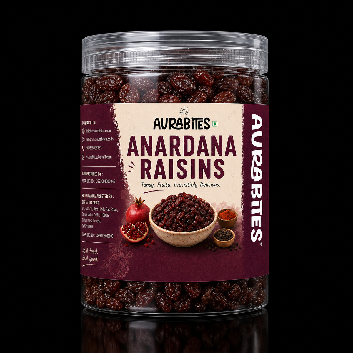 Anardana Raisin Bites