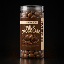 Milk Chocolate Raisin Bites