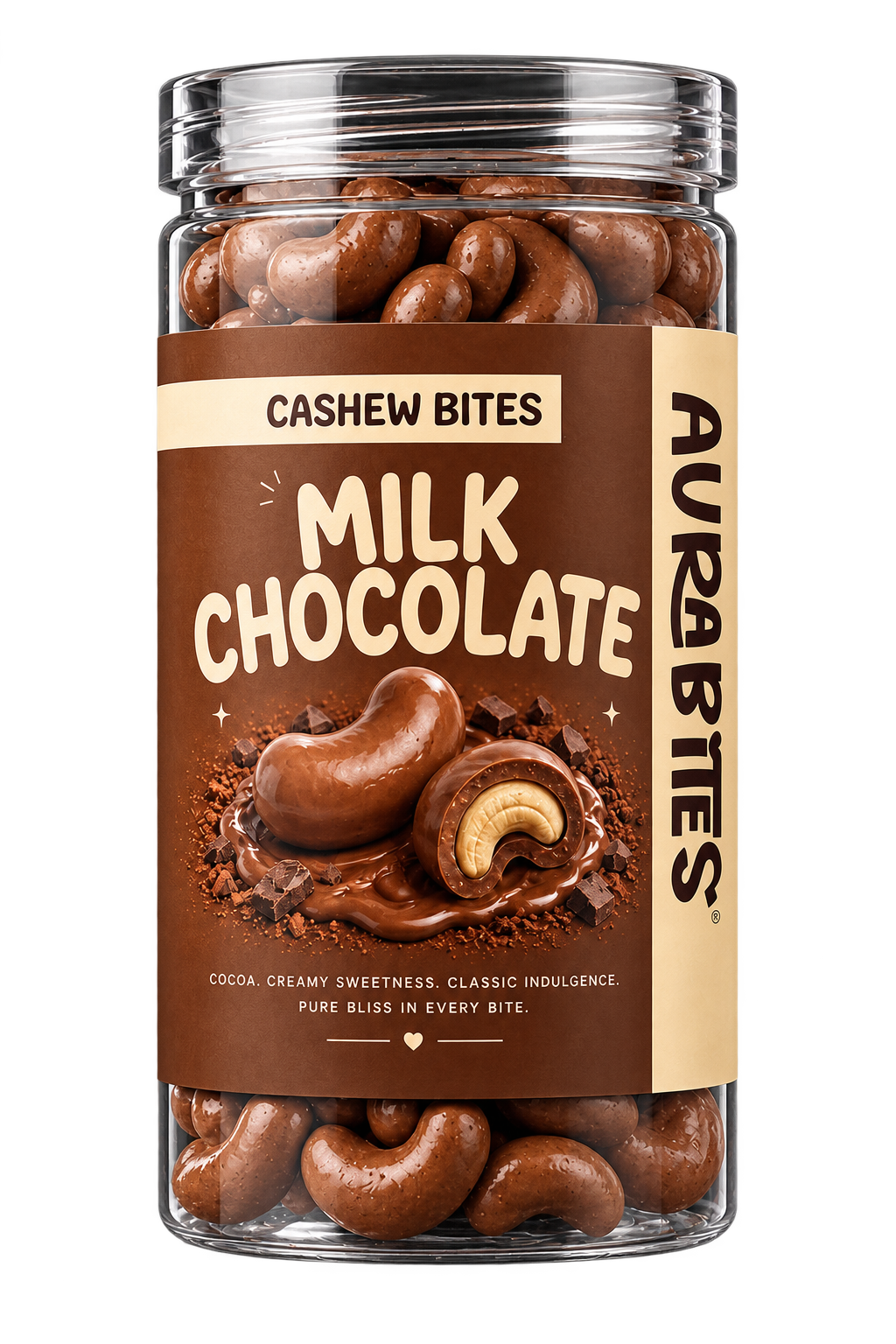 Milk Chocolate Cashew Bites